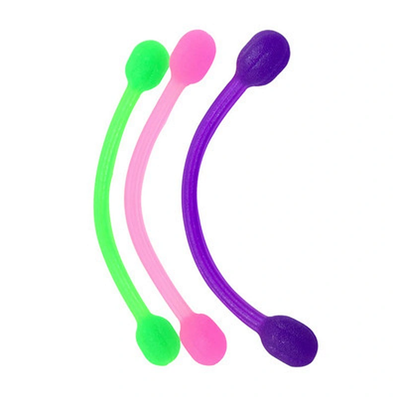 Portable Silicone Yoga Pull body stretch Rope Fitness Elastic Rope for exercise