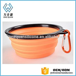 Silicone Pet Expandable / Collapsible Bowl Dog Cat Travel Feeding Food Dishes Feeder