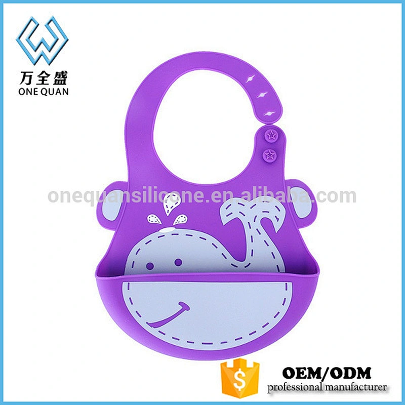 Newborn Toddler Baby Bandana Silicone Waterproof Animal Baby Bib For Boy And Girl