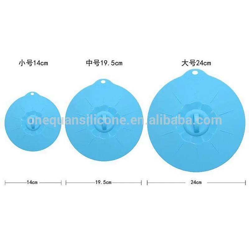 Silicone Lids 6, 8, 10, 12 inch Suction Lids for your Bowls, Cups, Pots, Pans and Skillets.Microwave and Food Safe Covers