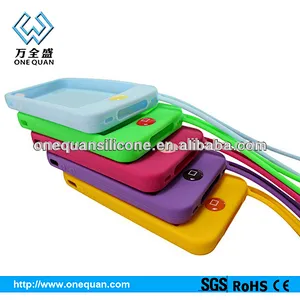 new arrival silicone protective phone case with touch pen