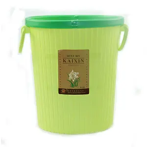 Unbreakable washable silicone rubble dustin trash garbage bin can for home decor