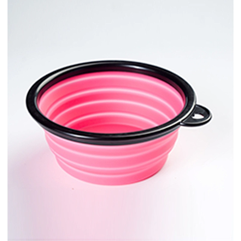 Silicone Collapsible Dog Bowls BPA Free and Dishwasher Safe Portable and Foldable Travel Bowls-with 7-Color