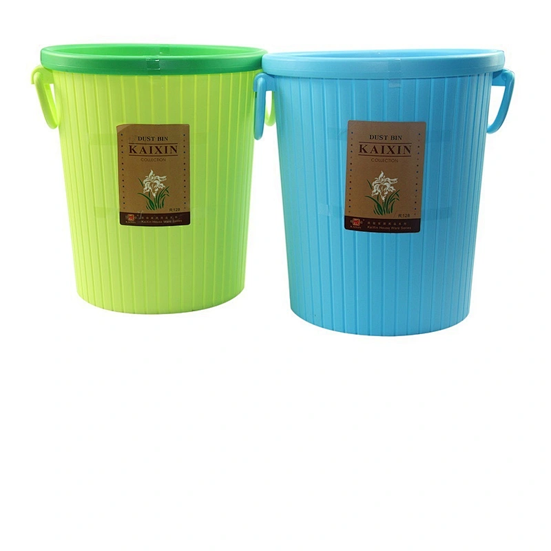 Unbreakable washable silicone rubble dustin trash garbage bin can for home decor