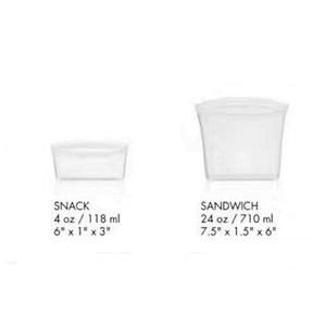 High Quality Fda Food Grade Silicone Reusable Food Storage Bag