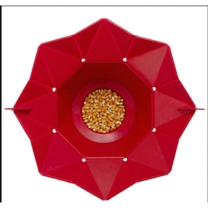 Microwave Air Popcorn Popper - Silicone Popcorn Maker Bowl for Home - Free of PVC & BPA - Healthy Instant Kernels Popping - Save