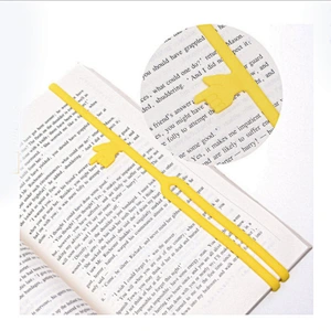 3D elastic Creative Silicone Pointing Finger Bookmark