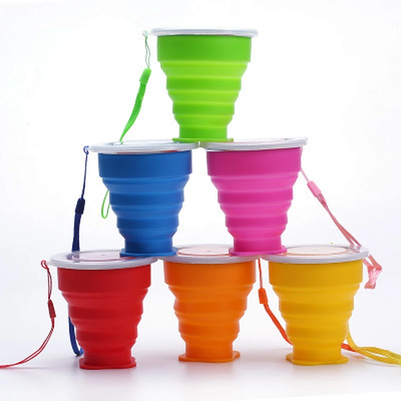 Silicone Collapsible Travel Cup for Outdoor Camping and Hiking