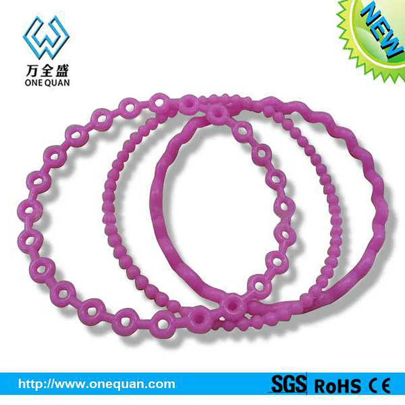 different design of silicone beads bracelet mexico/silicone pearl wristband