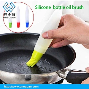 Custom Silicone Oil Baking Brush/bottle Cleaning Brush