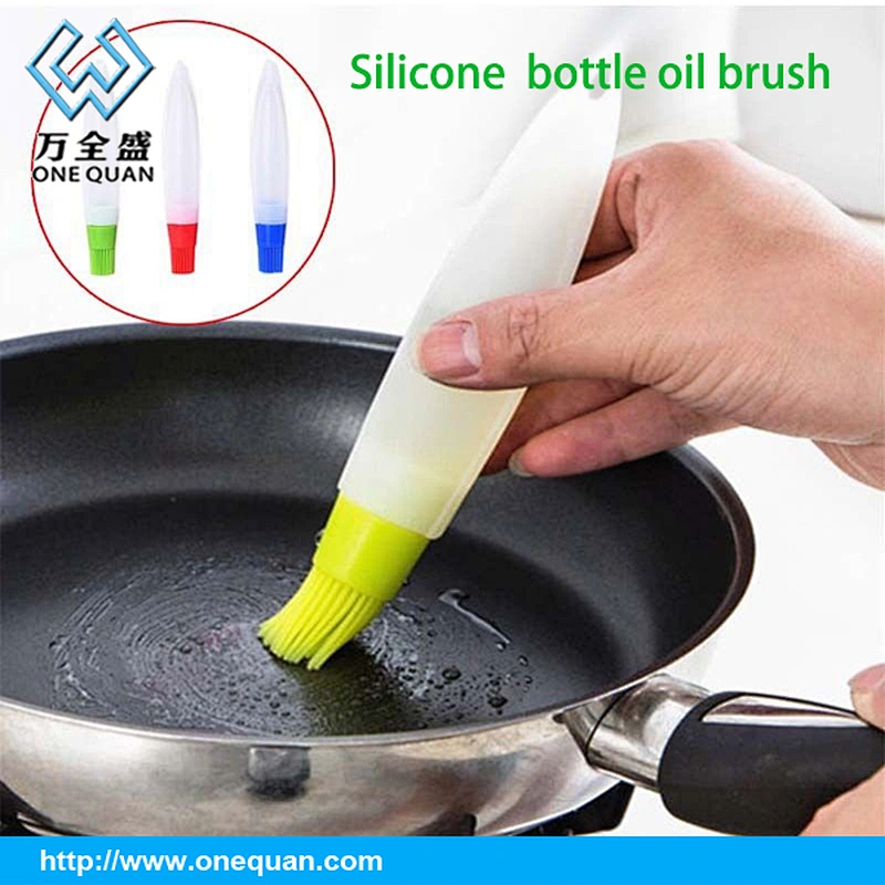 Custom Silicone Oil Baking Brush/bottle Cleaning Brush