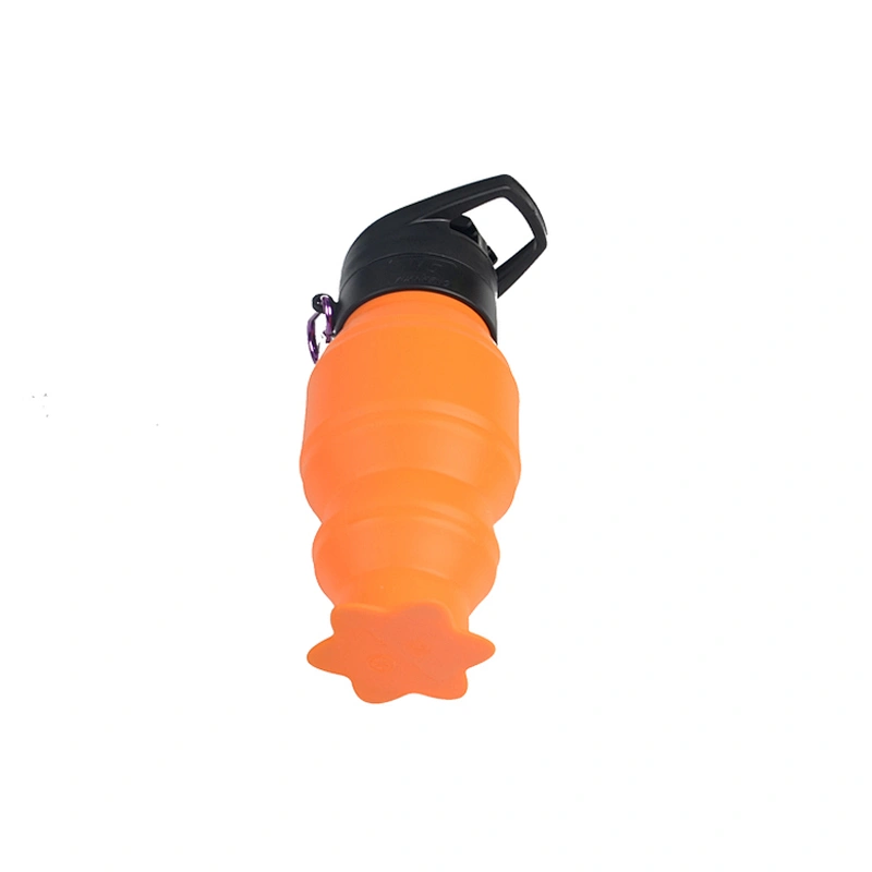 Foldable Leak Proof  Travel Sports Outdoors Easy To Clean and Store Portable Flask FDA Approved  BPA Free Non Toxic