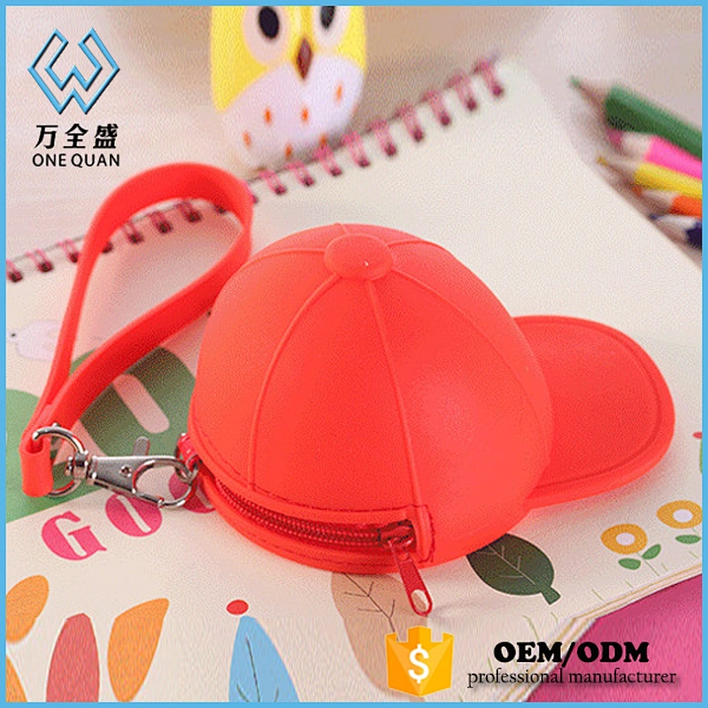 Promotional Silicon Hand Wallet Kids Coin Purse Mini Money Bag