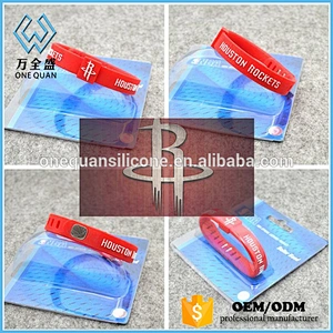 Fashion custom logo/color Silicone Bracelet