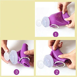 Silicone collapse water bottle sports drinking bottle fold water bottle