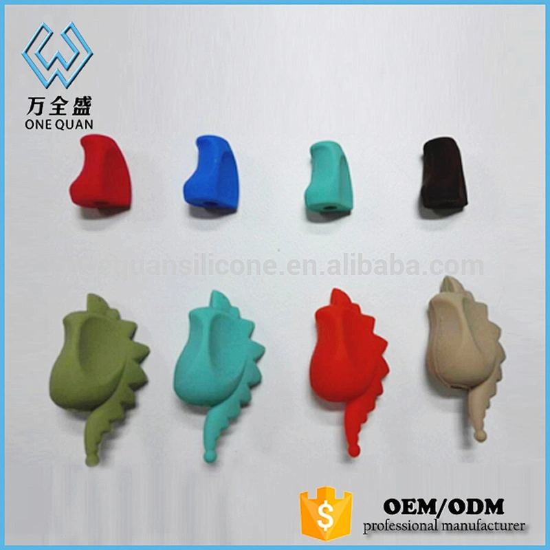 Low cost silicone rubber mini pencil grip