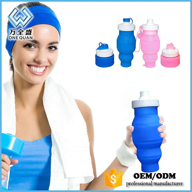 joyshaker outdoor silicone foldable water bottle