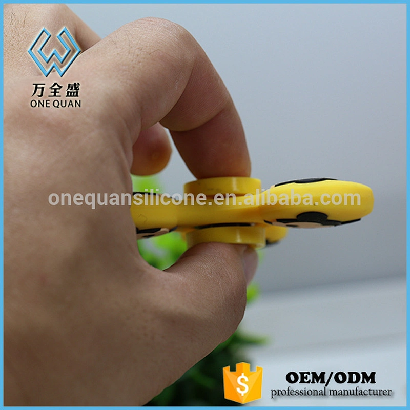 Hand Spinner Fidget Toys Soft Silicone Rubber Finger Gyro For Autism Finger Spinner Anxiety Stress Relief Toy Focus With Brake