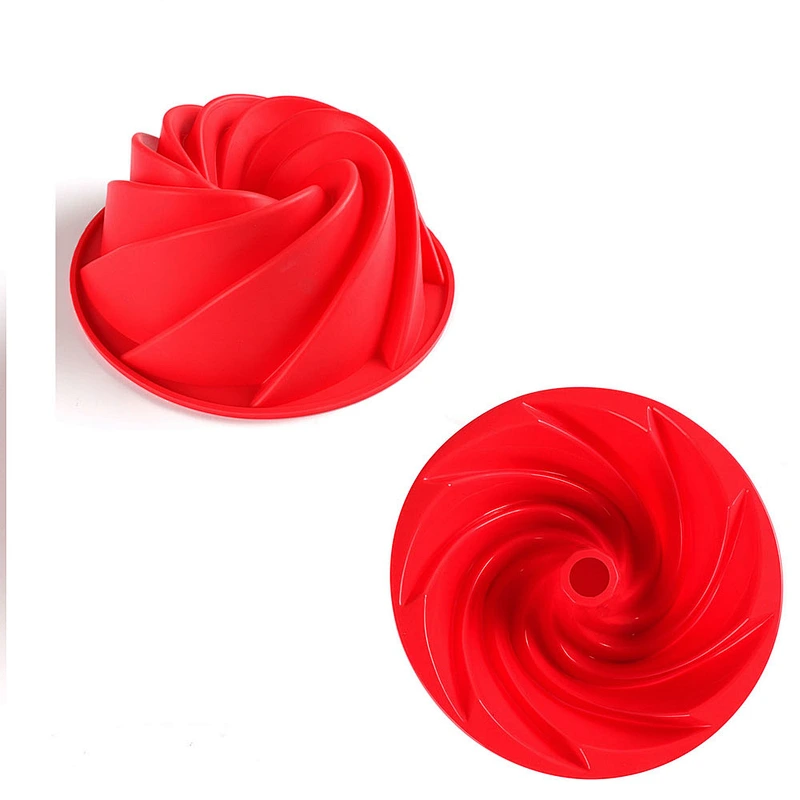 Custom 23cm Fancy Baking Round Pan Ultra Quality Silicone Cake Molds Concrete