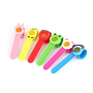 Hot Sale Kids 100% Natural Silicone Mosquito Repellent Slap Bracelet