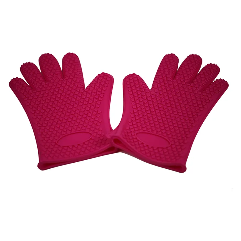 Fancy Oven Silicone Heat Resistant Gloves Heat and Water Resistant Gloves