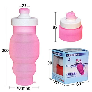 Collapsible Water Bottle   Folding Silicone Drink Water Bottle Cup Kettle Outdoor Sport Bottle