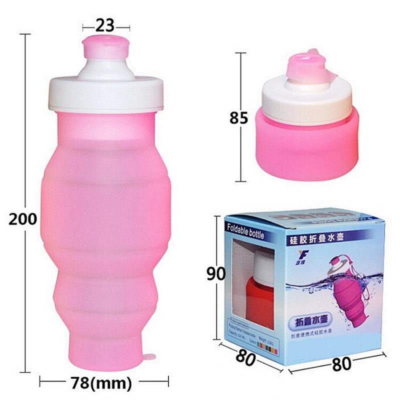 Collapsible Water Bottle   Folding Silicone Drink Water Bottle Cup Kettle Outdoor Sport Bottle
