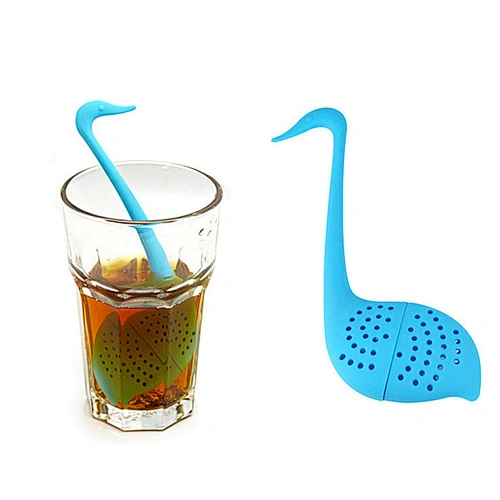 Smart Kitchen tea Tools/Beautiful swan Shape Silicone Tea Infuser