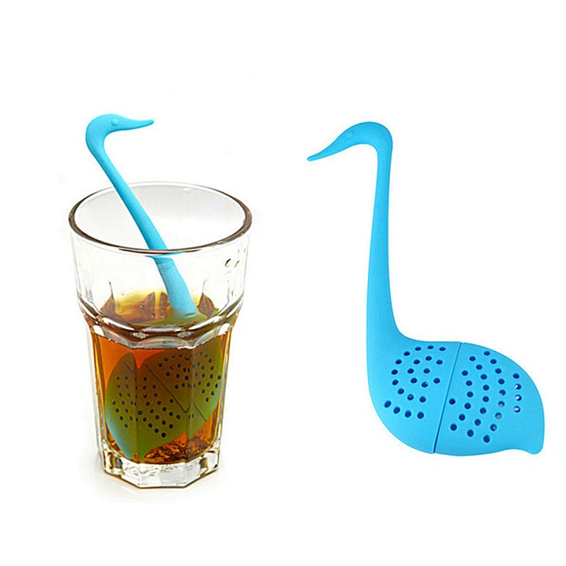 Smart Kitchen tea Tools/Beautiful swan Shape Silicone Tea Infuser