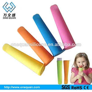 Food grade BPA Free Dishwasher Safe Silicone Molds For Popsicle
