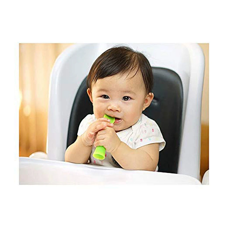 Food Grade BPA Free Baby Fork Silicone Training Spoon for Baby
