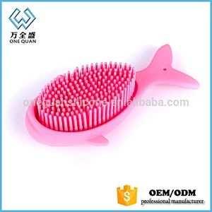 2019 trending products hair brush cute shark massage brush for christmas gift