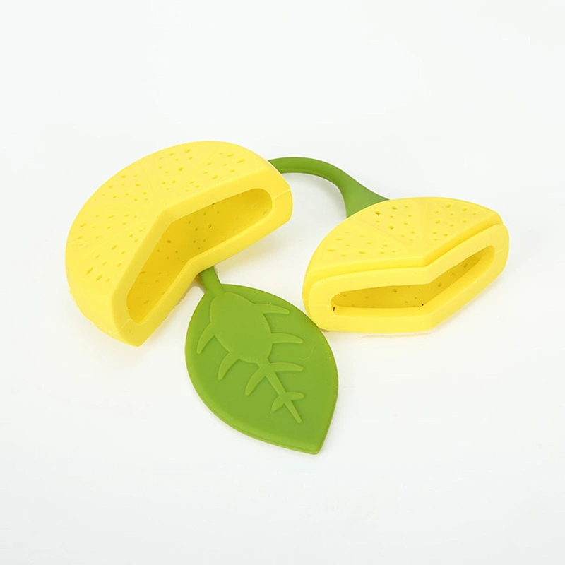 High Quality Food Grade Heat Resistant Lemon Silicone Tea Infuser Tool Bag