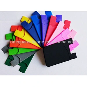 Silicone Card Holder For Mobile Phone
