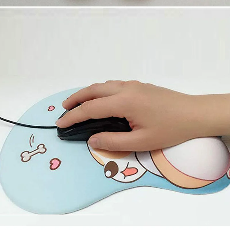Mouse Pad with Wrist Support Gel - 3D  Silicone Mouse Pad, Nude Girl Mouse Pad with Butt Cushion