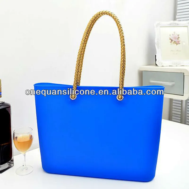 Colorful fashion candy PVC bag / jelly pillow handbag silicone transparent bag