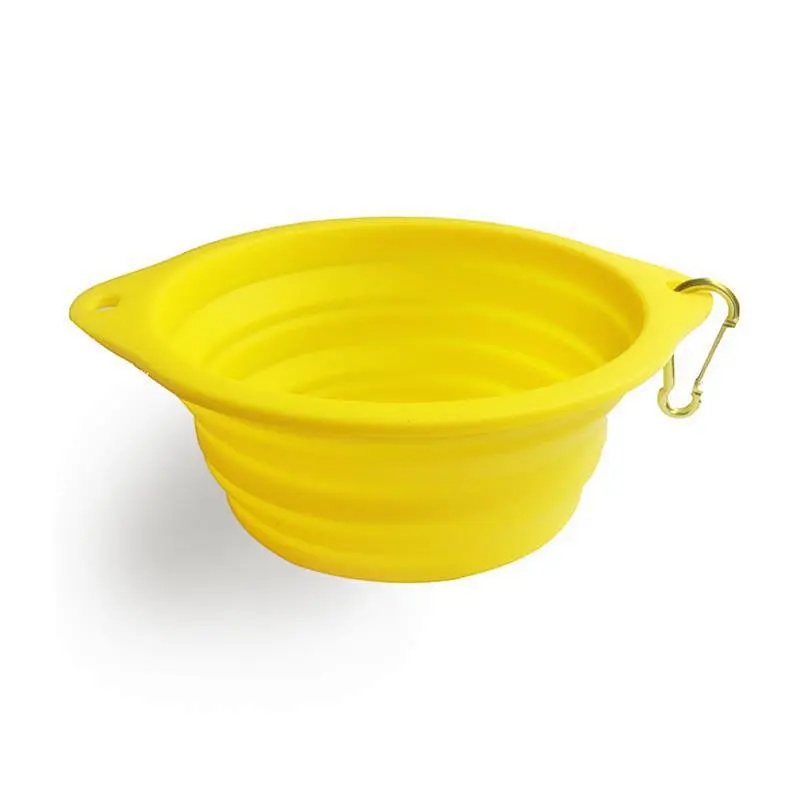 Extra Large Size Collapsible Dog Bowl Food Grade Silicone BPA Free Foldable Expandable Cup Portable Travel Bowl