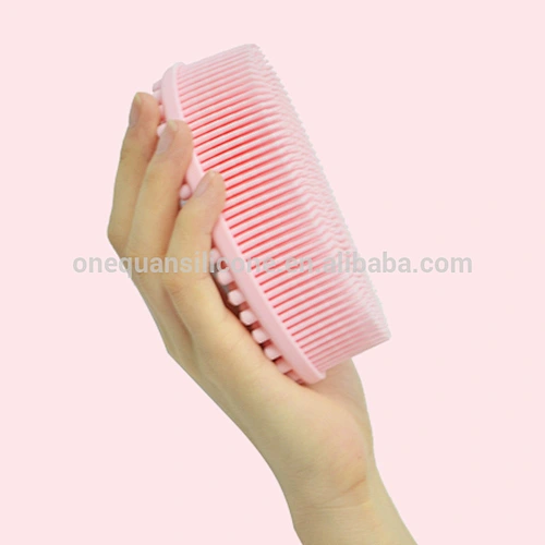 Baby Shampoo Silicone Massage Brush Bath Scalp