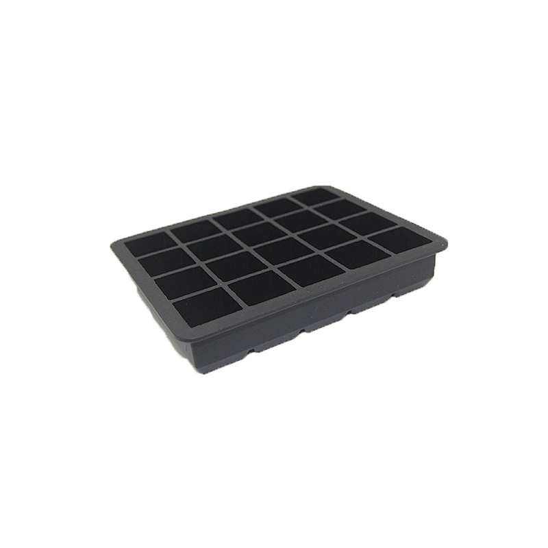 Wholesale Popular Ice Tools Perfect Size Food Grade Silicone Ice Cube Mold Tray