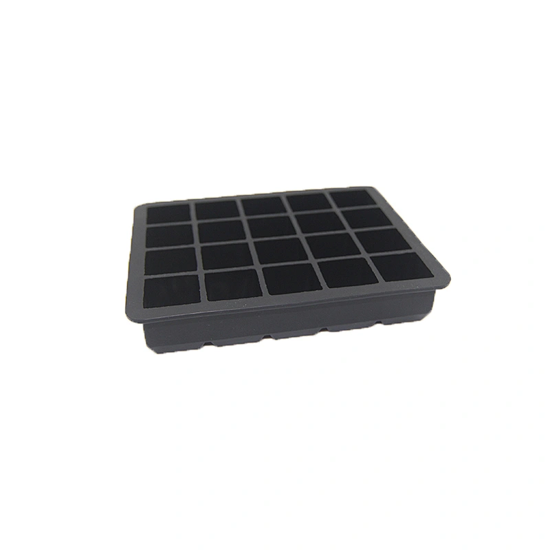 Wholesale Popular Ice Tools Perfect Size Food Grade Silicone Ice Cube Mold Tray