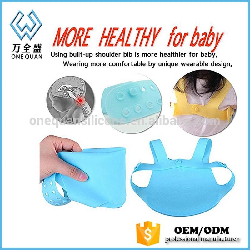 High Quality Baby Waterproof Bibs Silicone Animal Soft Washable Silicone Baby Feeding Bibs