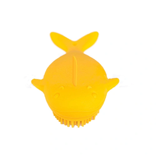 Massage Custom Fish Bath Brush Silicone Repair Hair For Baby