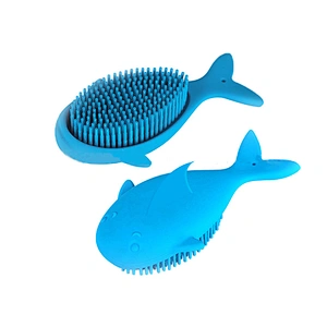 2019 trending products hair brush cute shark massage brush for christmas gift