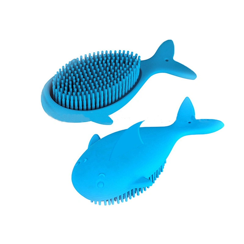 2019 trending products hair brush cute shark massage brush for christmas gift