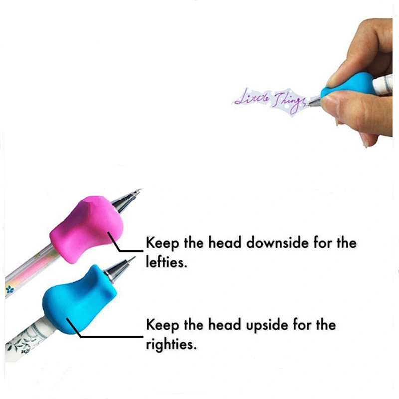 Soft material large pen and pencil grips for writing