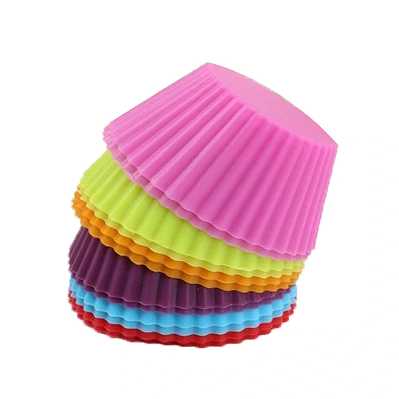 2019 Silicone Baking Cups Cupcake Liners for Making Muffin Cupcake Holders
