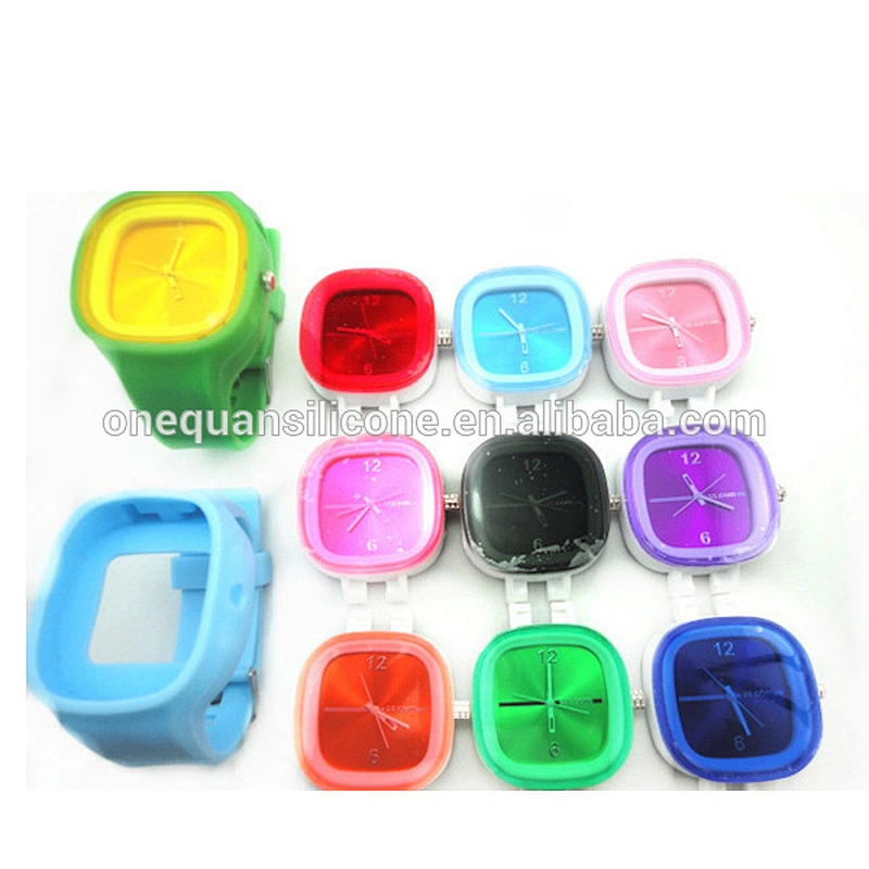 custom logo jelly watch for promotion 3ATM waterproof Japan movement top quality watch
