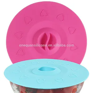 Silicone Lids 6, 8, 10, 12 inch Suction Lids for your Bowls, Cups, Pots, Pans and Skillets.Microwave and Food Safe Covers