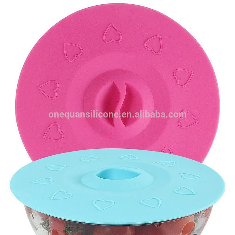 Silicone Lids 6, 8, 10, 12 inch Suction Lids for your Bowls, Cups, Pots, Pans and Skillets.Microwave and Food Safe Covers