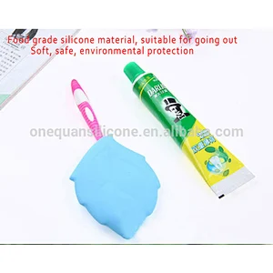 creative portable folding silicone Leaf shape wash cup outdoor travel camping folding cup